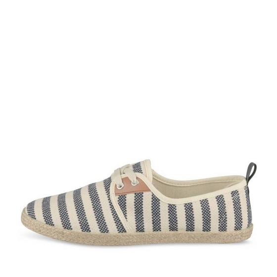 Espadrilles_avec_talon WIT/BLAUW Dames