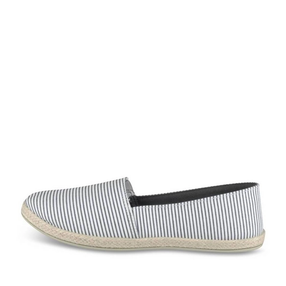 Espadrilles_avec_talon WIT/ZWART Dames