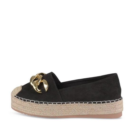 Espadrilles_avec_talon ZWART Dames