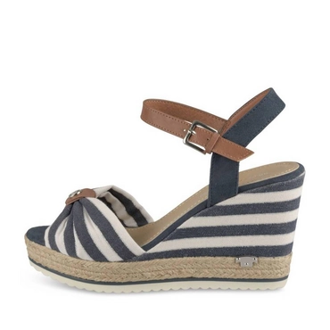 Sandalen_avec_talon NAVY/WIT Dames