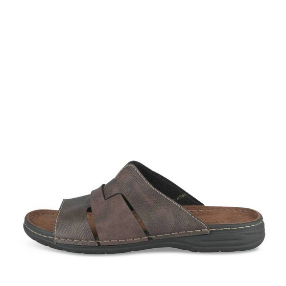 Mules MARRON Homme