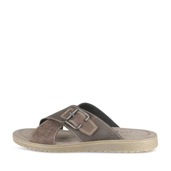 Slippers KASTANJEBRUIN Heren