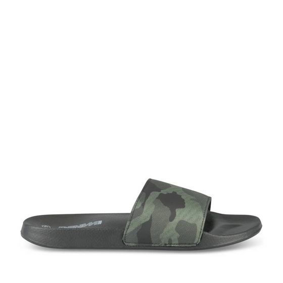 Badslippers ZWART Heren