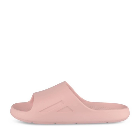 Badslippers_avec_talon ROZE Dames