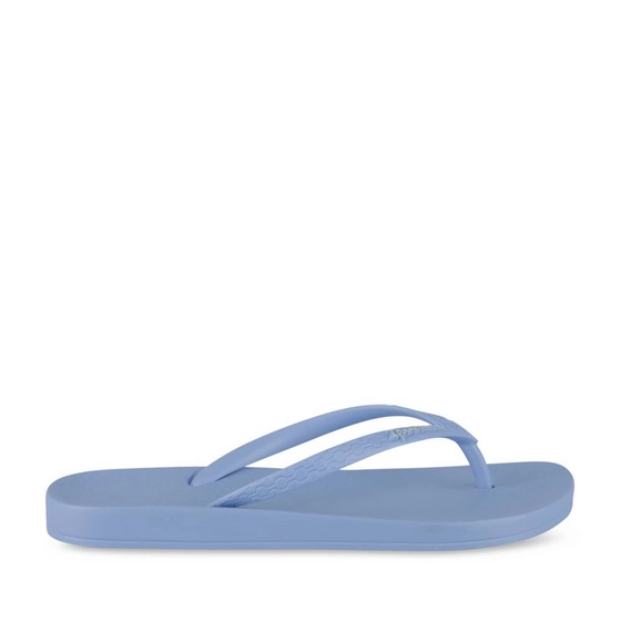 Teenslippers_avec_talon BLAUW Dames