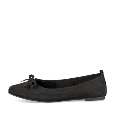 Ballerinas ZWART Dames