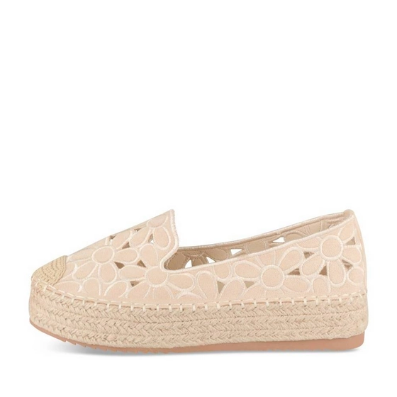 Espadrilles_avec_talon BEIGE Dames