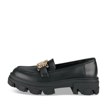 Mocassins_avec_talon ZWART Dames