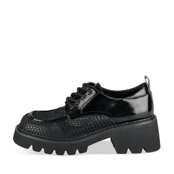 Veterschoenen ZWART Dames