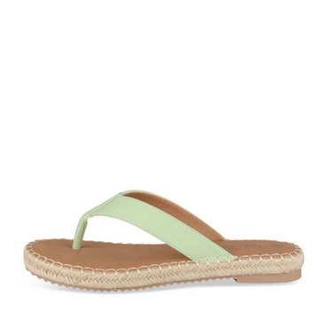 Teenslippers_avec_talon GROEN Dames
