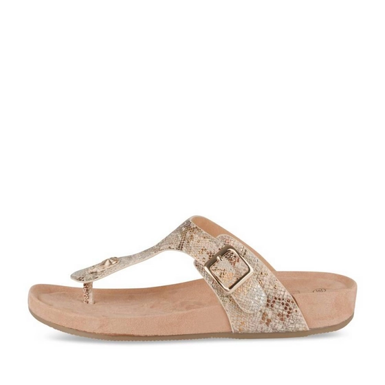 Teenslippers_avec_talon GOUD Dames