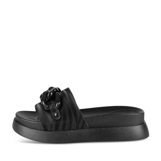 Slippers_avec_talon ZWART Dames
