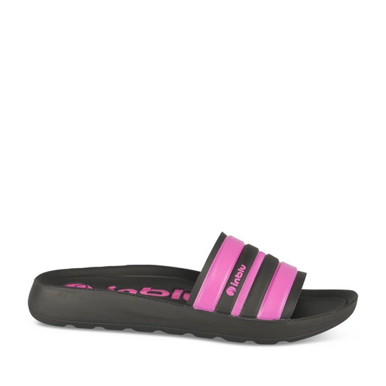 Slippers_avec_talon ZWART Dames