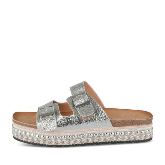 Mules ARGENT Femme