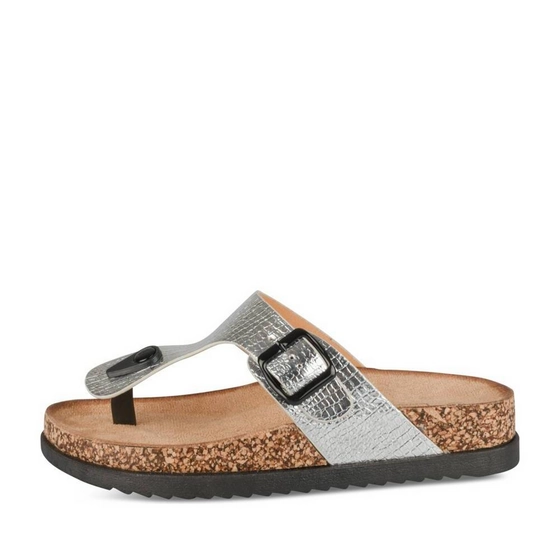 Tongs ARGENT Femme