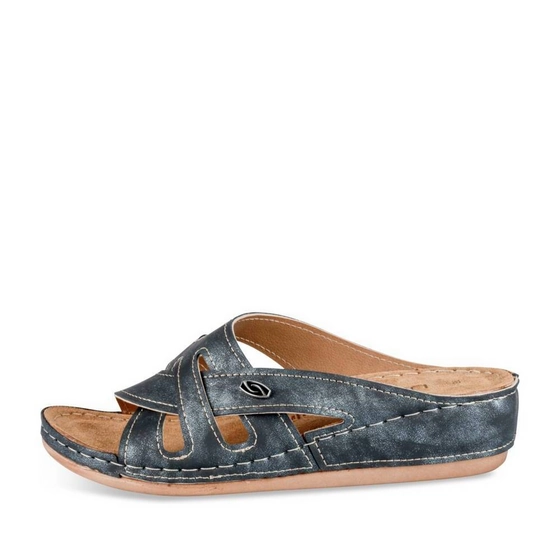 Mules MARINE Femme