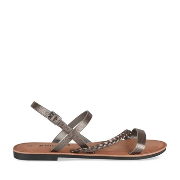 Sandalen_avec_talon PEWTER Dames