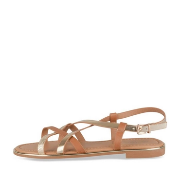 Sandalen_avec_talon COGNAC/GOUD Dames