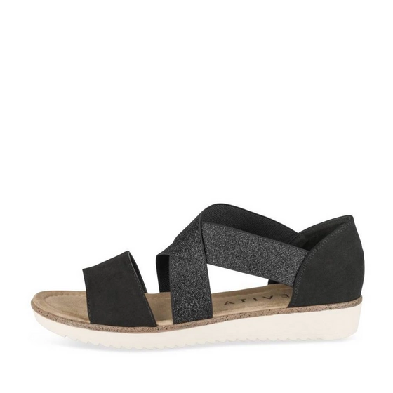 Sandalen_avec_talon ZWART Dames