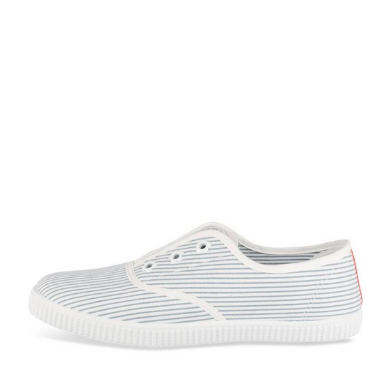 Baskets BLANC/BLEU Femme