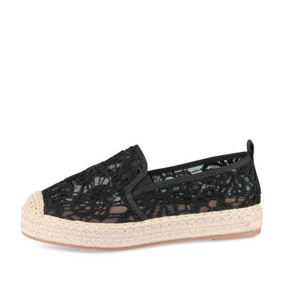 Espadrilles_avec_talon ZWART Dames