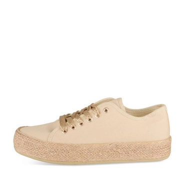 Espadrilles_avec_talon BEIGE Dames