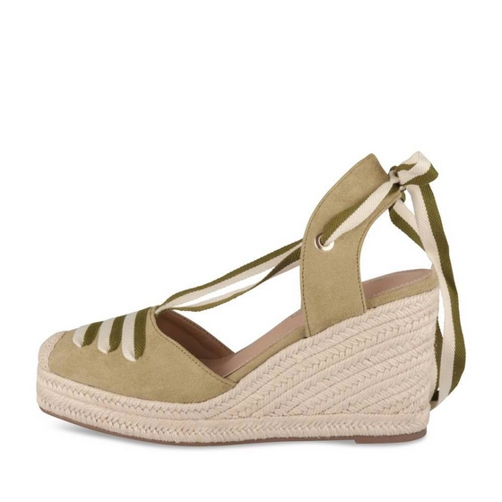 Espadrilles_avec_talon GROEN Dames