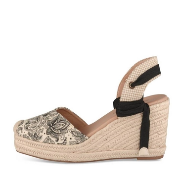 Espadrilles_avec_talon ZWART Dames