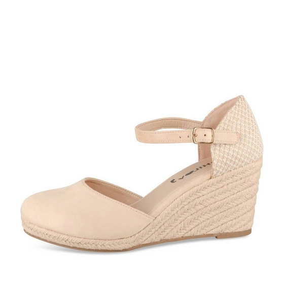 Espadrilles_avec_talon BEIGE Dames