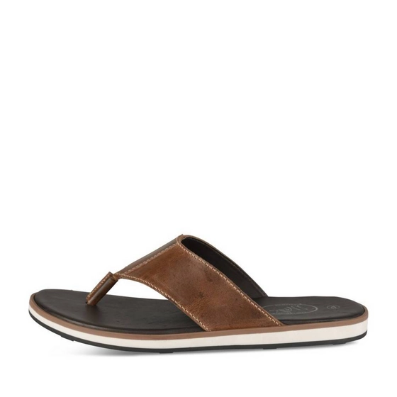 Tongs MARRON Homme
