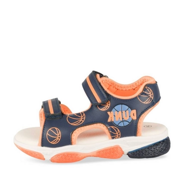 Sandalen NAVY/ORANJE Jongen