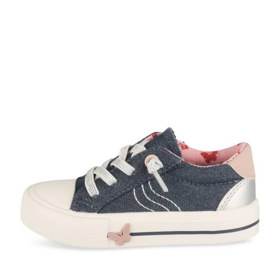 Sneakers JEANS/ZILVER Meisjes