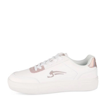 Baskets BLANC/ROSE Femme