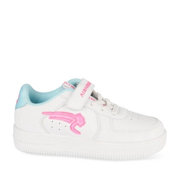 Baskets BLANC/ROSE Fille