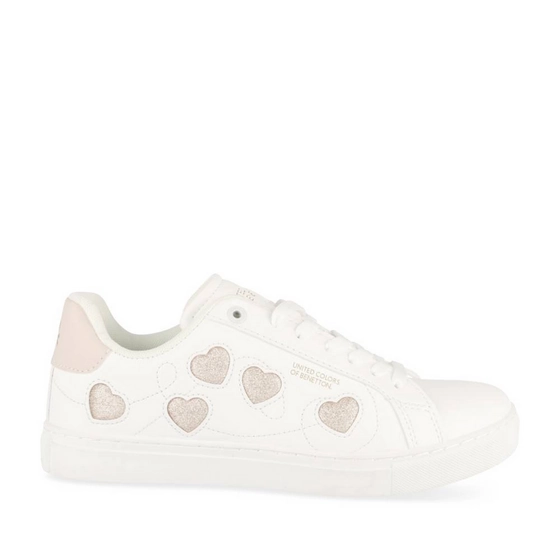 Baskets BLANC/OR Femme