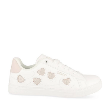 Baskets BLANC/OR Femme
