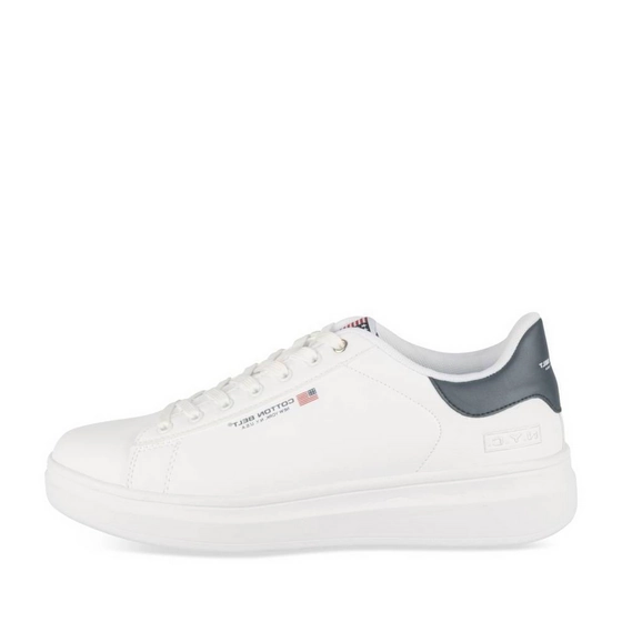 Baskets BLANC/MARINE Homme