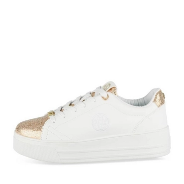 Baskets BLANC/OR Femme