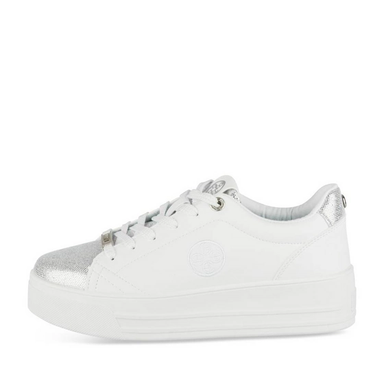 Baskets BLANC/ARGENT Femme