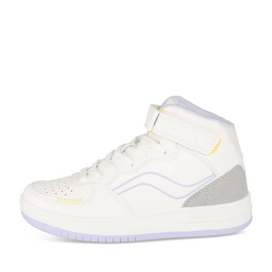 Baskets BLANC/VIOLET Fille
