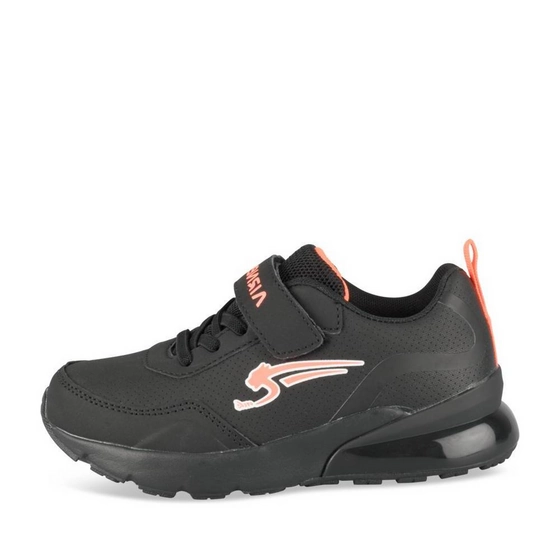 Baskets NOIR/ORANGE Garçon