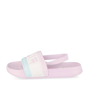 Badslippers VIOLET/WIT Meisjes