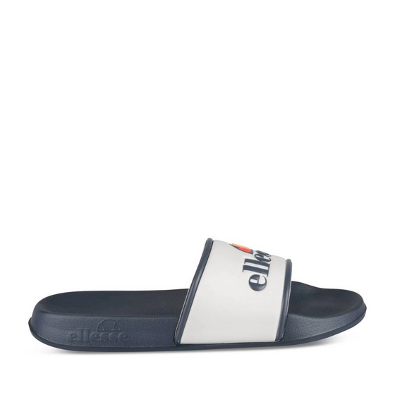 Badslippers WIT/NAVY Heren