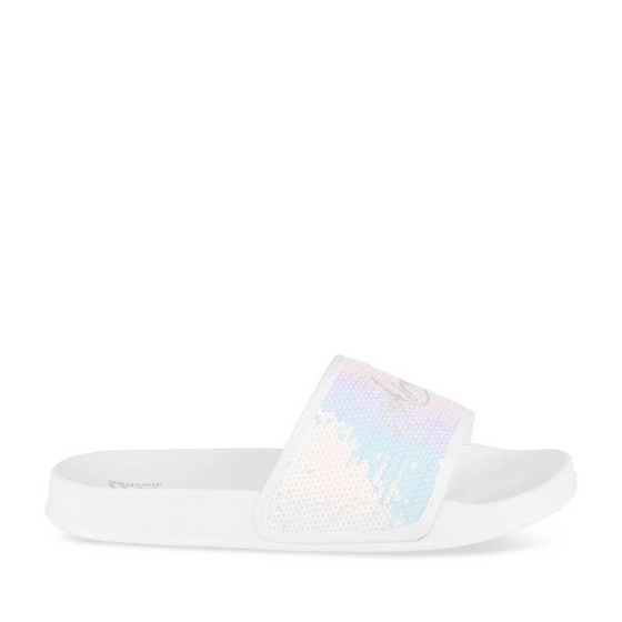 Badslippers WIT Meisjes