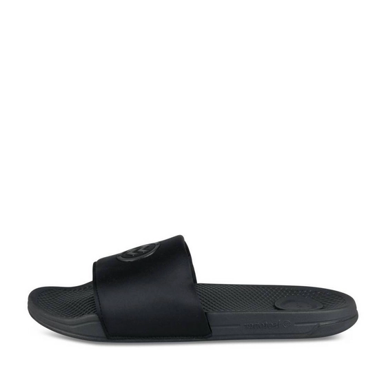Badslippers ZWART Heren