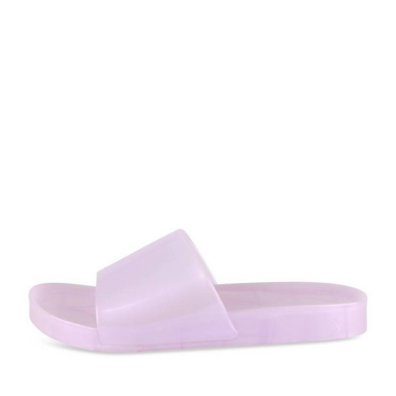 Badslippers_avec_talon VIOLET Dames