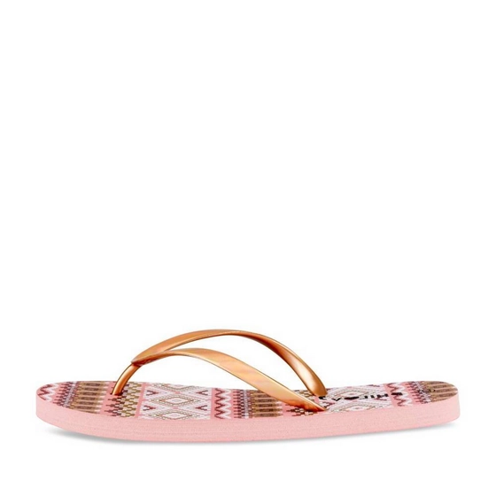 Teenslippers_avec_talon ROZE Dames