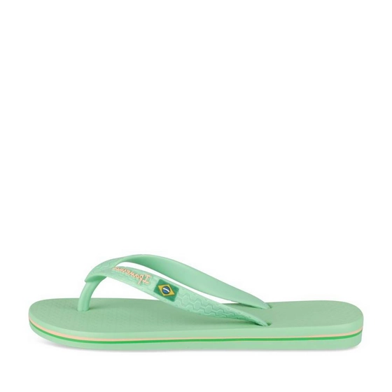 Teenslippers_avec_talon GROEN Dames