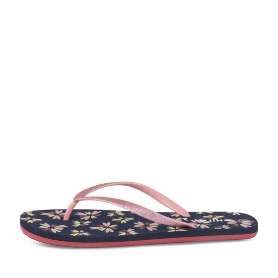 Teenslippers_avec_talon NAVY Dames