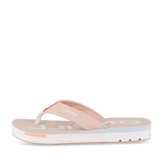 Teenslippers_avec_talon ROZE Dames